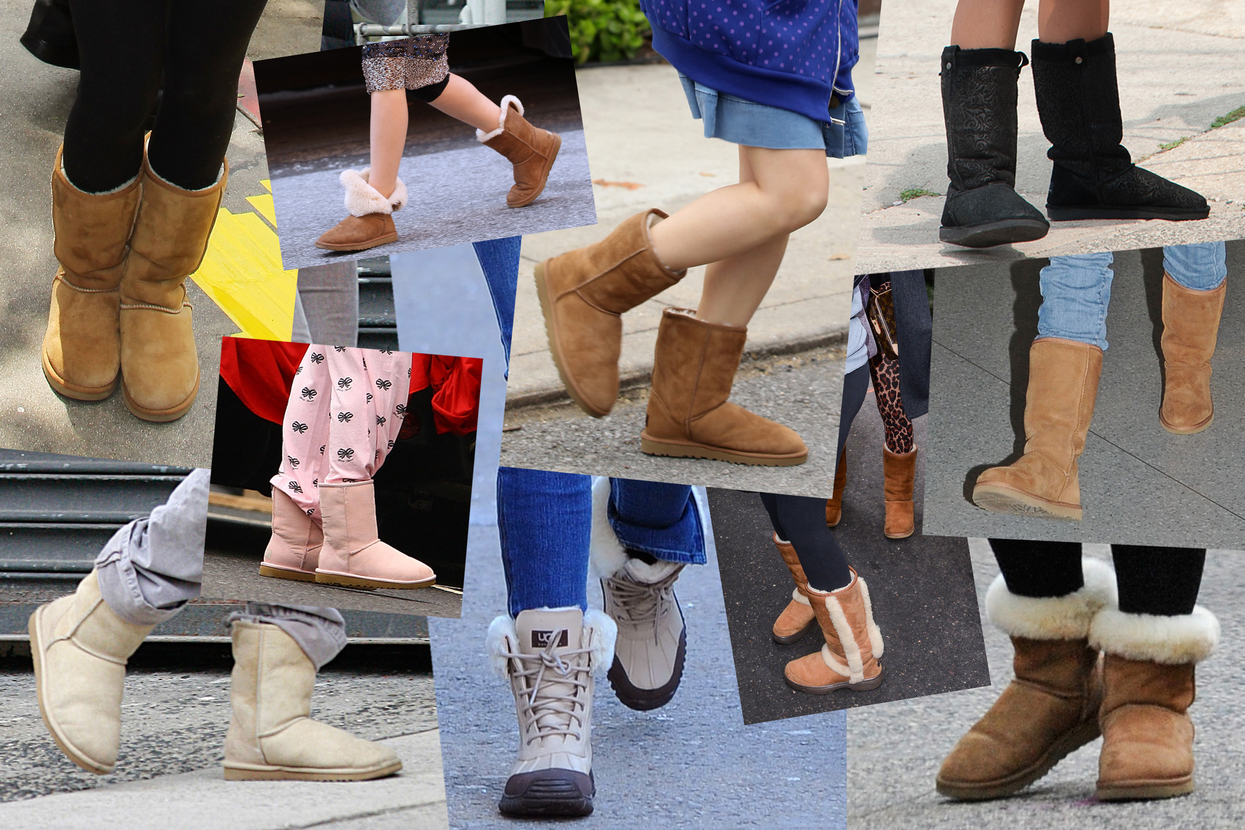 Celebrities who wore UGG boots on carpet