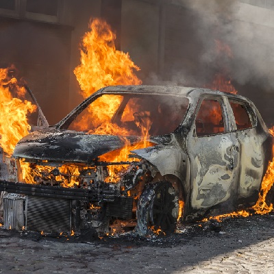 Flame-Resistant Cars